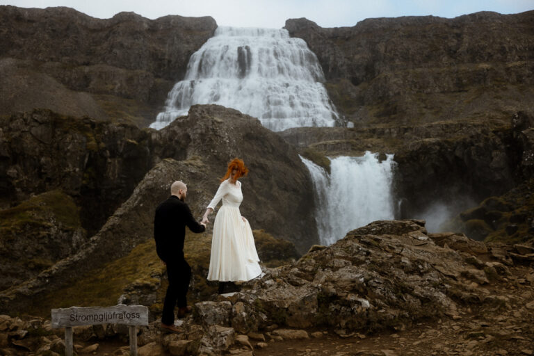 An Intimate Midnight Sun Elopement in the Westfjords, Iceland